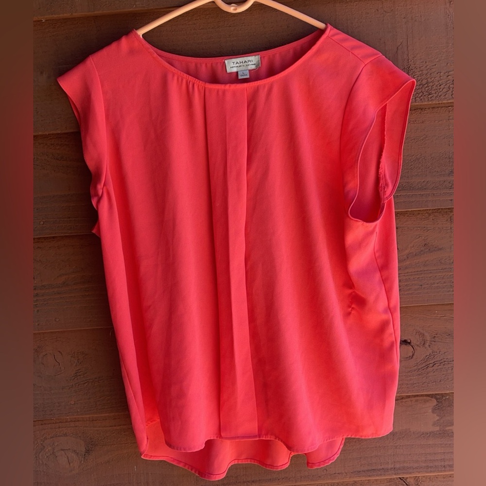 Peach blouse